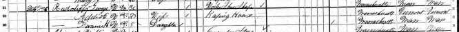 1880 Census Addie Radcliffe