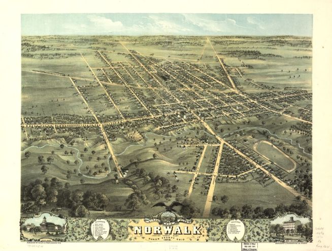 FIGURE1 Norwalk Ohio 1870 Library of Congress